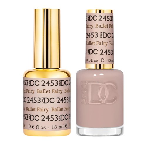 DND DC Gel Polish Set, Sheer Collection, UV Gel Polish and Air Dry Nail Lacquer, Matching Chip-Free Polish Duo, 0.5 Fl Oz Each