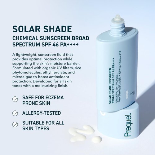 Prequel Skin Sunscreen - Moisturizing SPF 46 PA++++ Broad Spectrum UV Protection | Hydrating Travel Size, 1.7oz