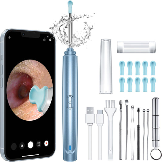 Ear Wax Removal Tool Camera, 1296P HD Camera and 6 LED Lights, Ear Cleaner with Camera, 1296P HD Camera and 6 LED Lights, Ear Cleaning kit, Ear Wax Removal Kit