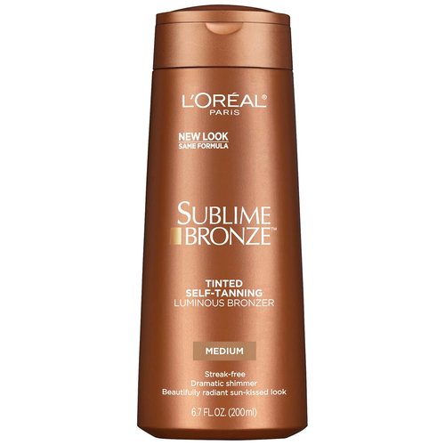 L'Oréal Paris Sublime Bronze Self-Tanning Lotion - Luminous Glow, 6.7 oz | Perfect for a Sun-Kissed Look