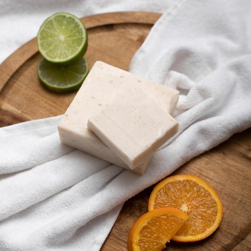 Mr. Tropical Cedar Citrus Men's Soap Bar - Handmade Natural Soap with Organic Ingredients | 5.5 Oz
