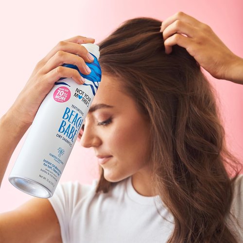 Not Your Mother's Beach Babe Jumbo Dry Shampoo - 2-Pack 12 oz Each | Absorbs Oil & Adds Texture - Toasted Coconut