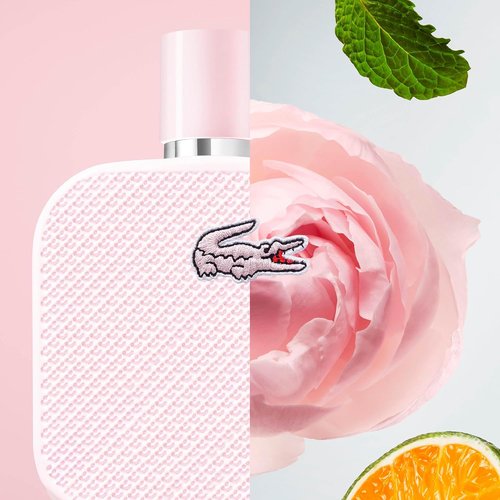 Lacoste L.12.12 Rose Eau de Parfum - 3.3 oz | Elegant Floral Fragrance for Women