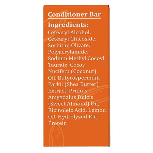 Rice Water Shampoo & Conditioner Bar Set - Citrus Scent for Thinning, Dry, Damaged Hair - Travel-Friendly 3.17 Oz