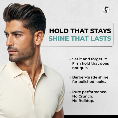 Gentlemen Republic 8oz Refined Hair Gel - Professional 24-Hour Shine & Hold | Humidity Resistant, Alcohol-Free