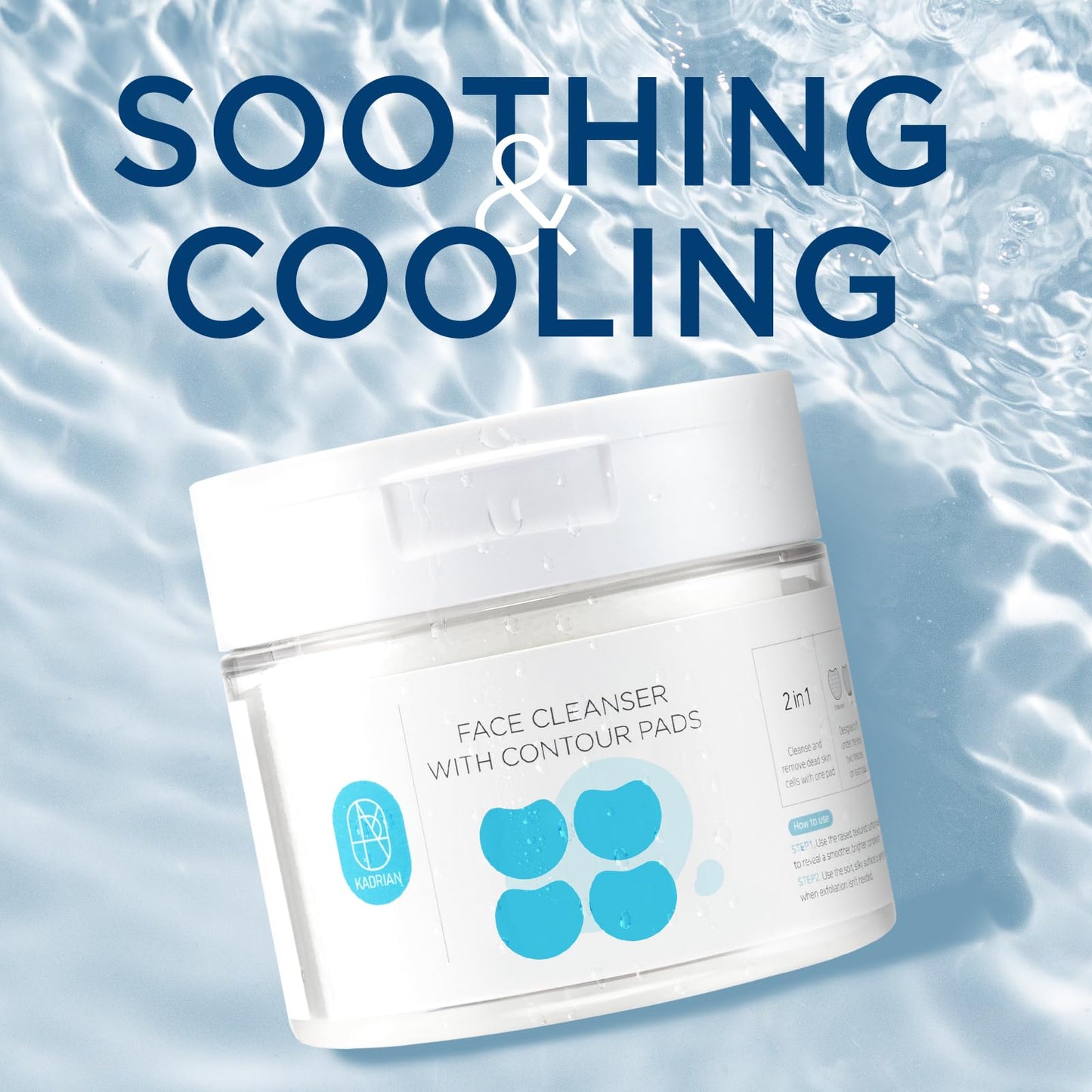 Micellar Water Facial Makeup Remover Wipes for Face - 50ea - Cleansing Make up Pads for Sensitive Skin - Lint Free, Travel Size