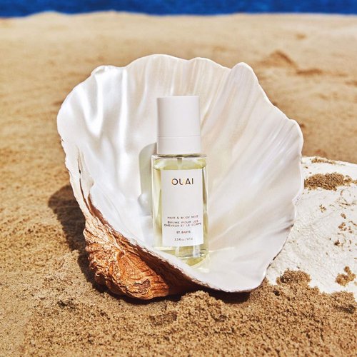 OUAI St. Barts Hair and Body Mist - Tropical-Scented Hair Perfume and Body Spray - Notes of Dragonfruit, Orange Blossom, Tuberose & Musk (3.3 Fl Oz)