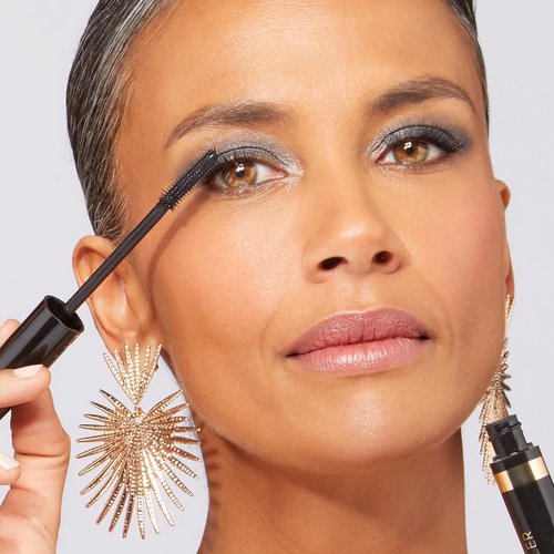 LAURA GELLER Kajal Longwear Mascara - Volumizing & Lengthening Black Mascara | Smudge-Proof, Flake-Proof Formula