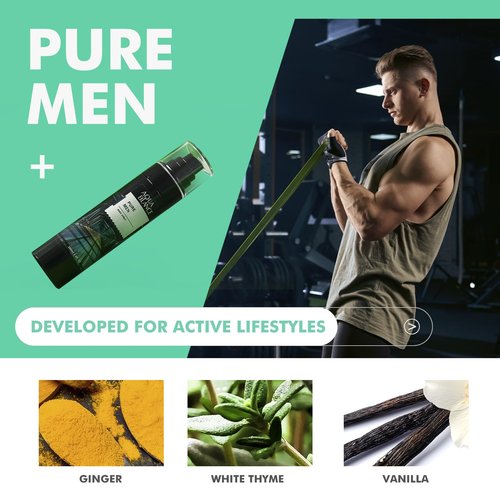 AQUA BLANCE Fragrance Mist, Body Spray for Men, Pack of 3, Each 3.4 Fl Oz