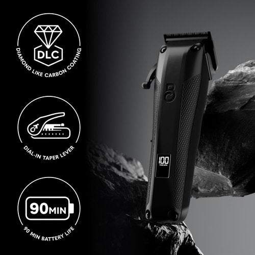Beard Club Pro Beard Trimmer for Men - High-Power Cordless Hair Trimmer with 10 Guides & Taper Lever