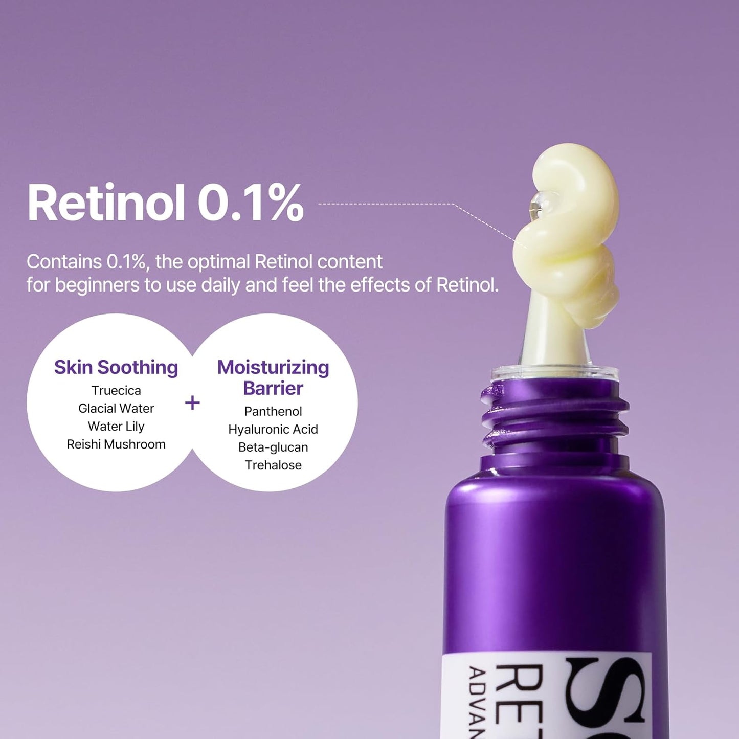 SOME BY MI Retinol Intense Eye Cream - Advanced Anti-Aging Formula for Fine Lines - 1.01Oz, 30ml