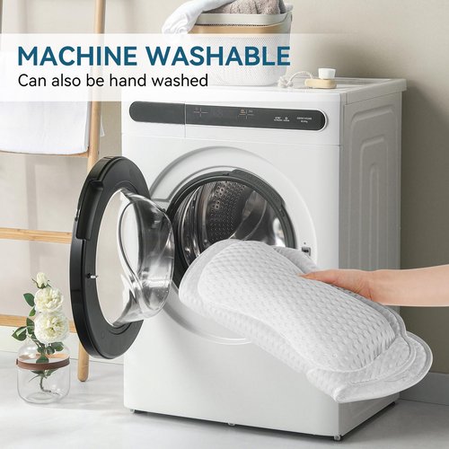 Bath Pillow Bathtub Pillow, Ergonomic Luxury Bath Pillows for Tub, Bath Tub Pillows for Head and Neck, with Soft 4D Mesh Fabric and Non-Slip Suction Cups, Relaxing Bath Accessories, Fits All Bathtub