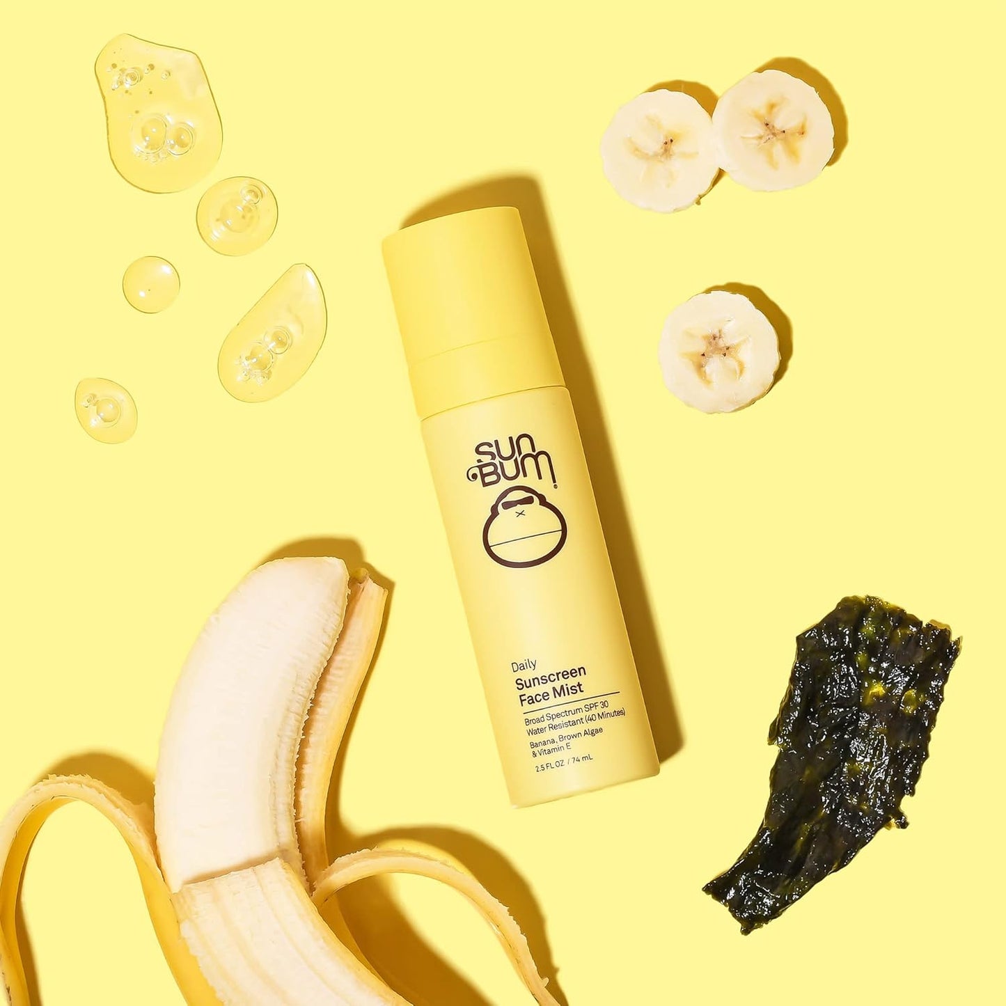 Sun Bum SPF 30 Daily Sunscreen Mist - Vegan, Broad Spectrum UVA/UVB Protection - 2.5 oz Spray