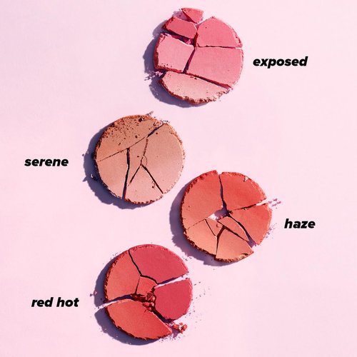 Lottie London Ombré Blush - Red Hot | Lightweight, High Pigment Powder for Natural, Buildable Color