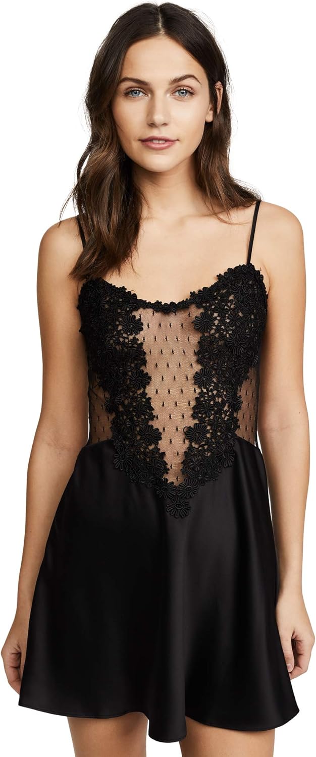 Flora Nikrooz Women's Showstopper Chemise - Elegant Lace Design | Comfortable Fit for All Sizes