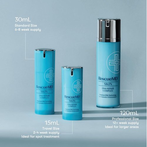 RescueMD DNA Repair Complex 15mL Scar Treatment Serum, Post-Procedure and Skin Damage Solution