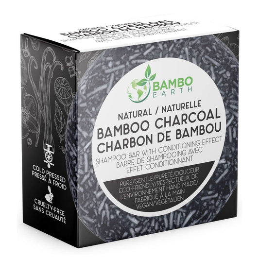 Skiennix Solid Shampoo Bar & Conditioner - 100% Organic Hair Soap with Bamboo Charcoal & Essential Oils