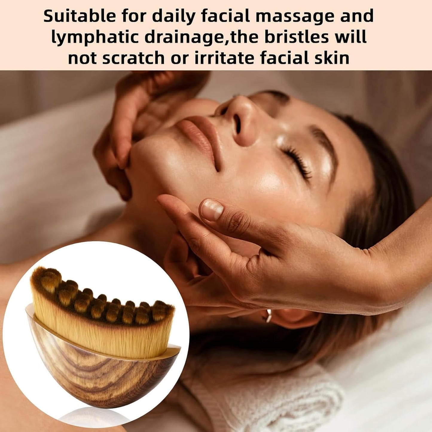 Skiennix Lymphatic Contour Face Brush - Sculpting Tool for Anti-Puffiness & Skin Glow | 1 Piece