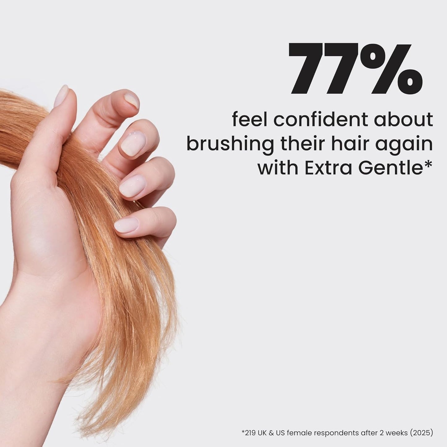 Tangle Teezer Extra Gentle Detangler Hair Brush, with Fewer Bristles for Gentle & Effective Detangling to Minimize Hair Loss & Breakage, Chamomile Yellow