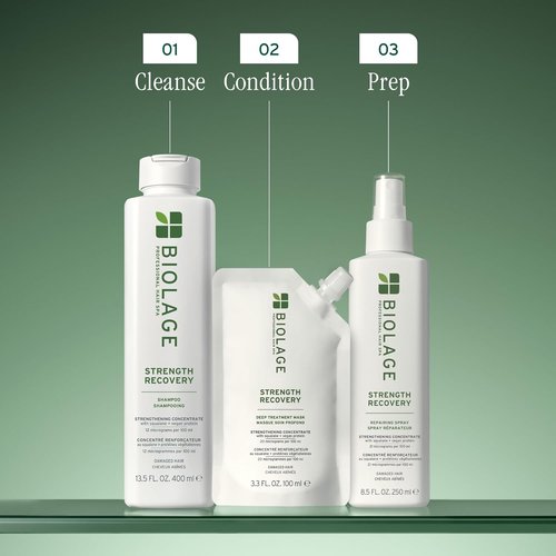 Biolage Strength Recovery Deep Treatment - Nourishes & Protects Hair, Reduces Breakage, Vegan Formula