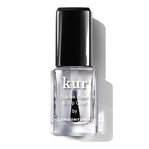 LONDONTOWN Duplex Base and Top Coat - Two-in-One Nail Treatment, 12mL for Long-Lasting Shine