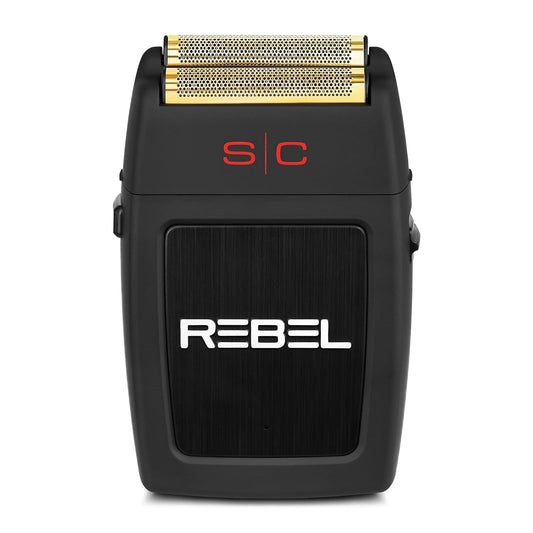 StyleCraft Rebel Professional Cordless Double Foil Shaver - USB-C Rechargeable, Close Shave for Men