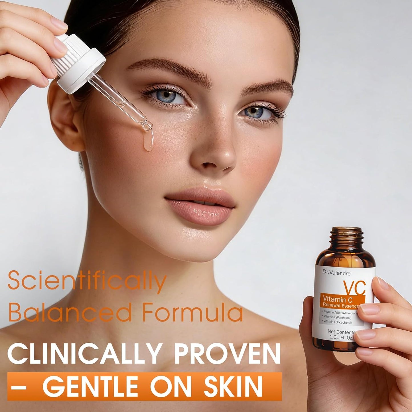 Skiennix Vitamin C Complex Brightening Serum - Fades Dark Spots, Evens Skin Tone & Smooths Skin for Radiant Glow
