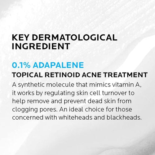 La Roche-Posay Effaclar Adapalene Gel 0.1% | Acne Treatment Retinoid Cream for Clear Skin