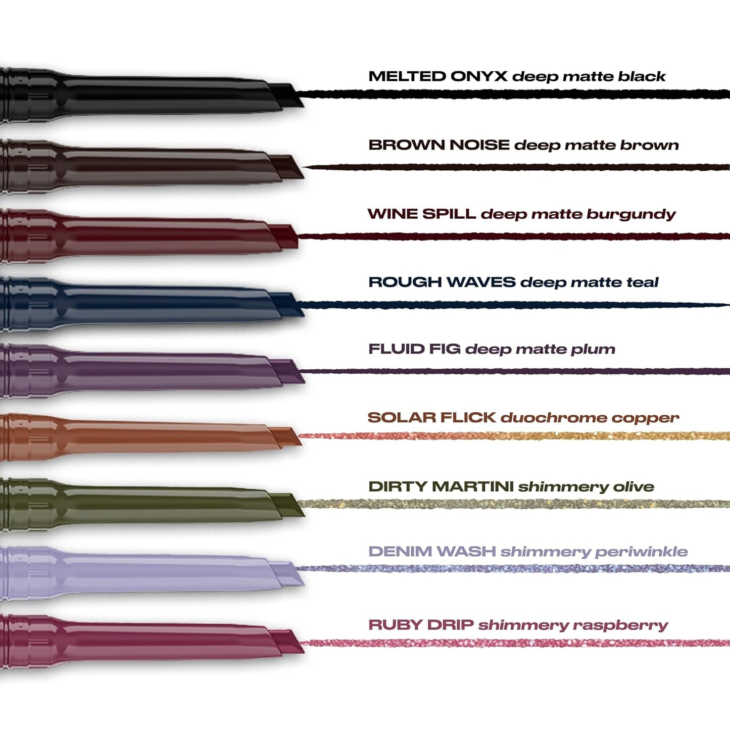 Urban Decay 24/7 Liquid Stick Waterproof Eyeliner - Smudge-Proof & Transfer-Proof, 24HR Wear | Dual-Ended Gel Liner with Brush - 0.012 oz