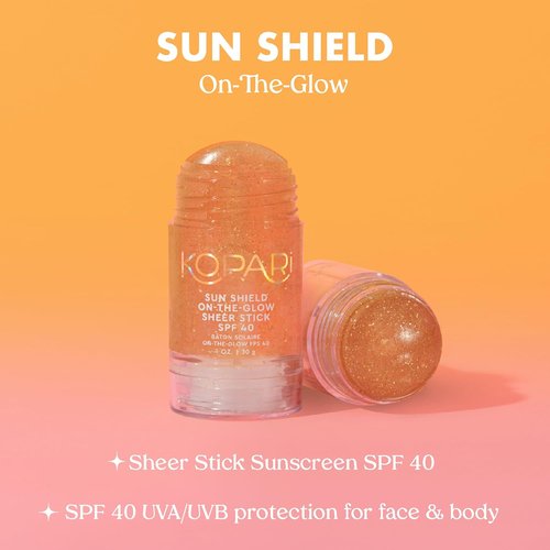 Kopari Sunscreen Stick SPF 40 - Sheer, Sweat & Water Resistant Formula with Vitamin E | 1oz