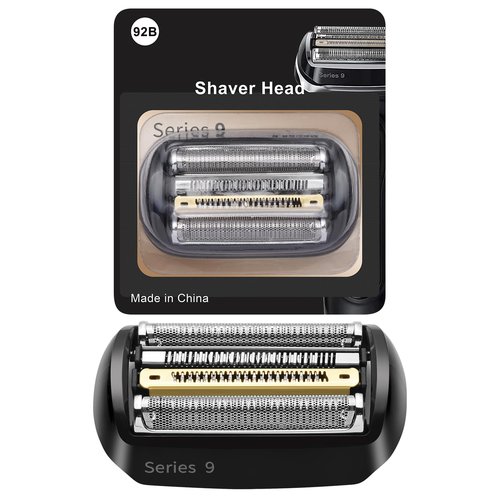 92S Electric Shaver Head Replacement Compatible with Braun 9 Series Foil Shaver 9477cc,9330s,9465cc,9460cc,9419s,9390cc,9385cc