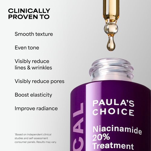 Paula's Choice Clinical 20% Niacinamide Face Serum - Anti-Aging & Discoloration Treatment | 0.67oz
