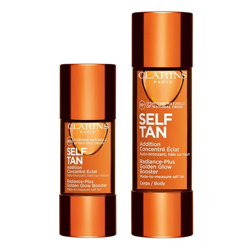 Clarins Self Tanning Drops Bundle - Mixable Face & Body Booster for Natural, Streak-Free Tan | 99% Natural Ingredients | All Skin Types