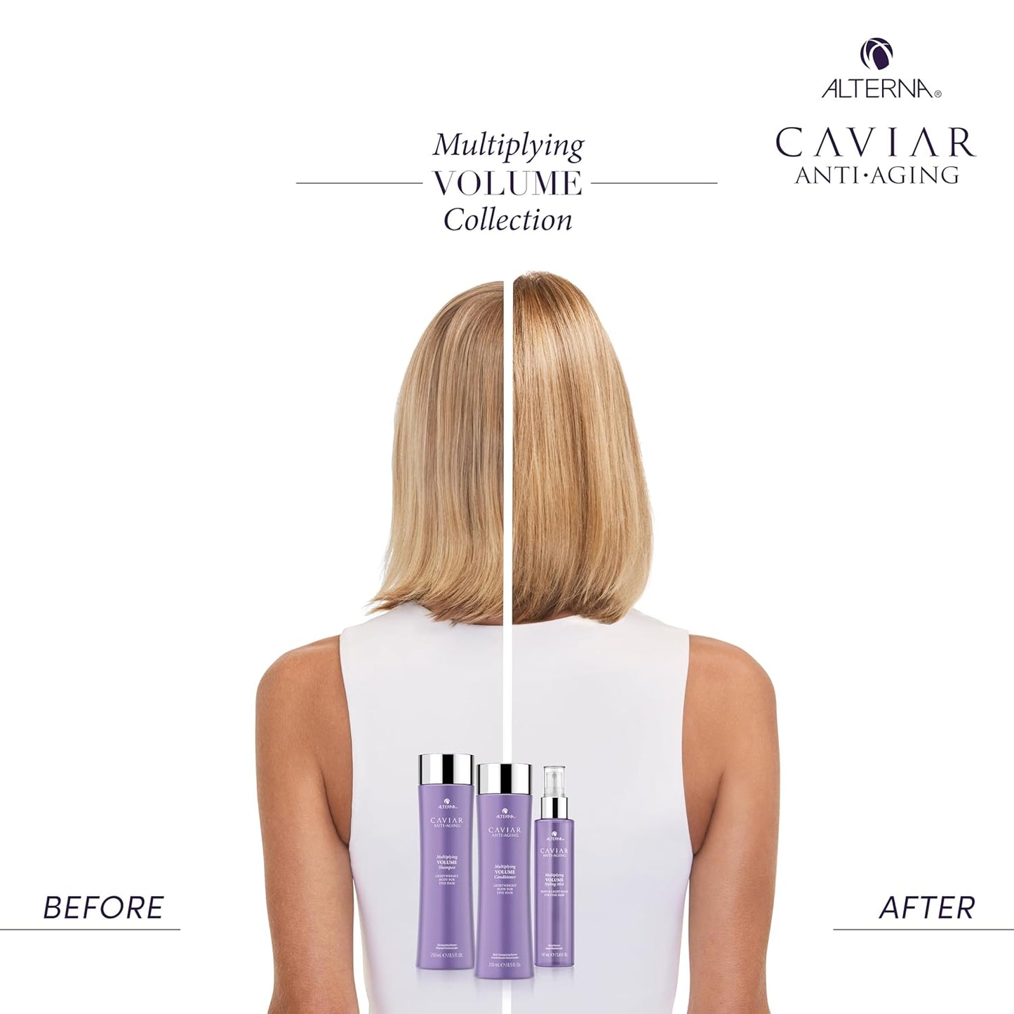 Alterna CAVIAR Anti-Aging Volume Conditioner - Boosts Thickness for Fine Hair | Sulfate Free Formula
