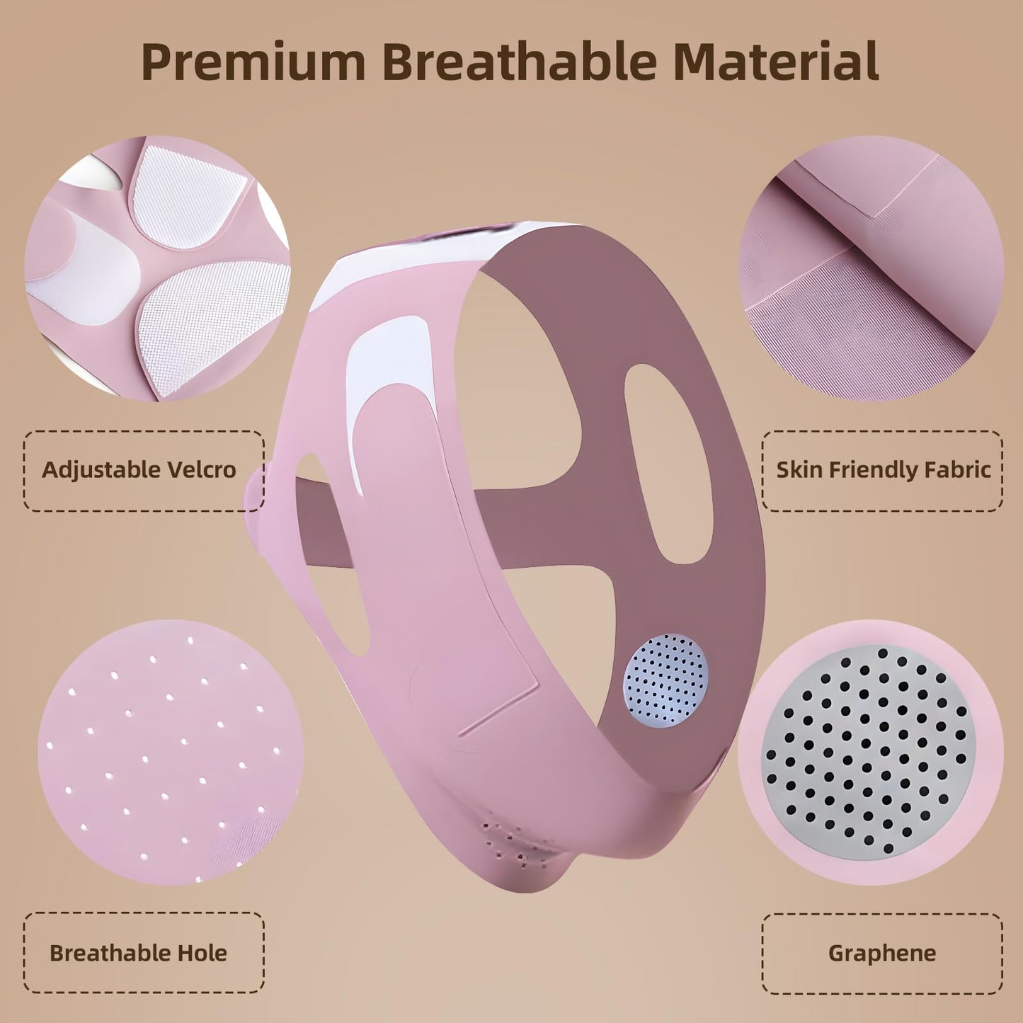 V-Line Lifting Chin Strap for Sleeping & Yoga, V-Line Mask, Chinstrap for Sleeping, Reusable Face Strap, Jaw Strap，Jawline Shaper，Chin Up Patch, V-Shaped Belt, Shaped Face Mask for Sagging