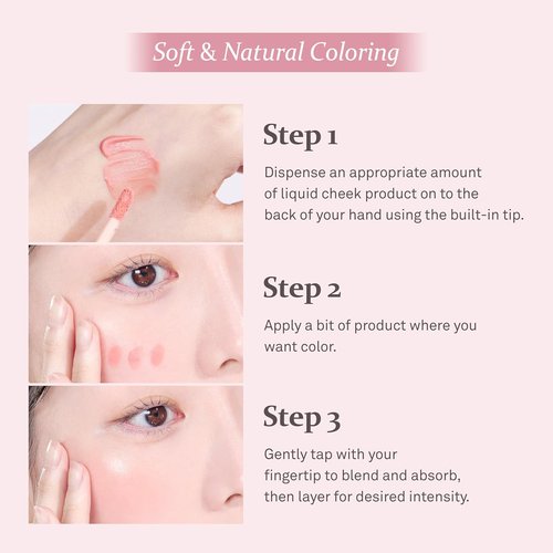 Hince Dewy Liquid Cheek - Glowy Liquid Blush for Radiant Skin | Hydrating Finish, 0.2 Fl Oz (Husky Mauve)