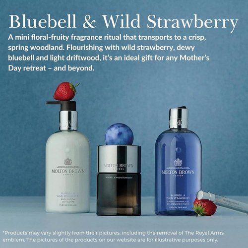 Molton Brown Body Lotion - Bluebell & Wild Strawberry Scent | 10 Fl. Oz. Hydrating Formula