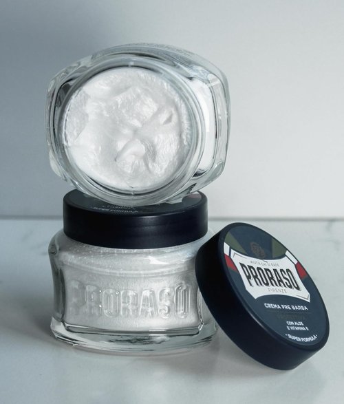 Proraso Pre Shave Conditioning Cream - Aloe Vera & Vitamin E - Protects Dry Skin & Beard - 3.6oz