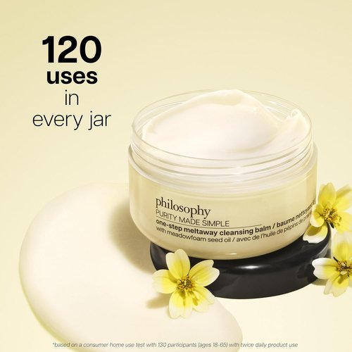 Philosophy Purity Made Simple Facial Cleanser - Gently Cleanses & Removes Makeup with Meadowfoam Seed Oil