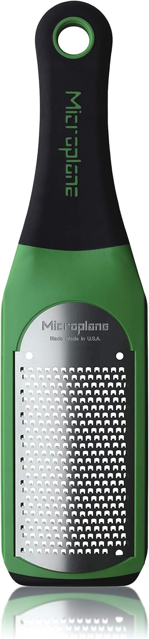 Microplane Artisan Series Grater & Zester - Fine Parmesan Cheese Tool | Green Color