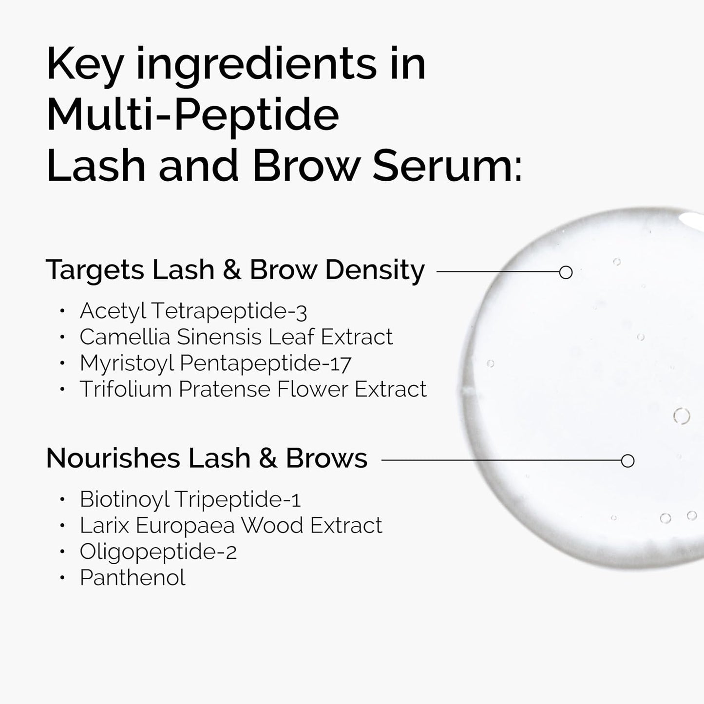 The Ordinary Multi-Peptide Lash and Brow Serum - Peptide-Powered Formula for Thicker, Fuller Lashes & Brows