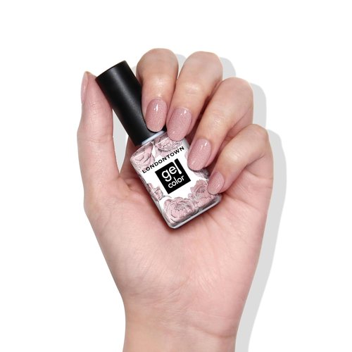 LONDONTOWN UV/LED Gel Nail Polish - Long-Lasting, Chip-Resistant High Shine | Nude & Brown, 0.4 Fl Oz