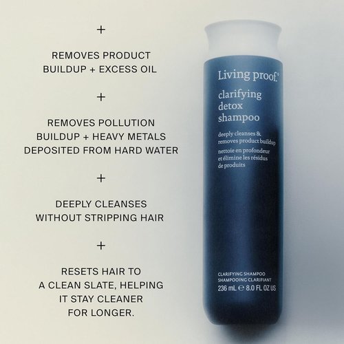 Living Proof Clarifying Detox Shampoo - Deep Cleanse & Purify Hair | 8 oz