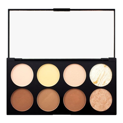 Makeup Revolution Ultra Contour Palette - Vegan Makeup Palette with Highlighters & Contour Shades, 13g