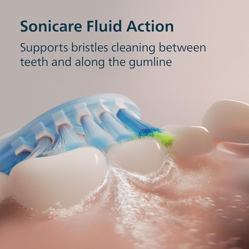 Philips Sonicare 6500 Series Electric Toothbrush - Advanced Sonic Technology, Pressure Sensor, 9 Settings | Purple, HX7417/05