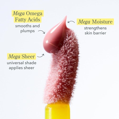 Beekman 1802 Oh Mega Milk Lip Oil - Fragrance-Free Hydrating Formula with Squalane & Goat Milk - 0.14 fl oz