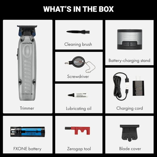FXONE LO-PROFX Professional Cordless Trimmers - Interchangeable Battery for Ultimate Convenience