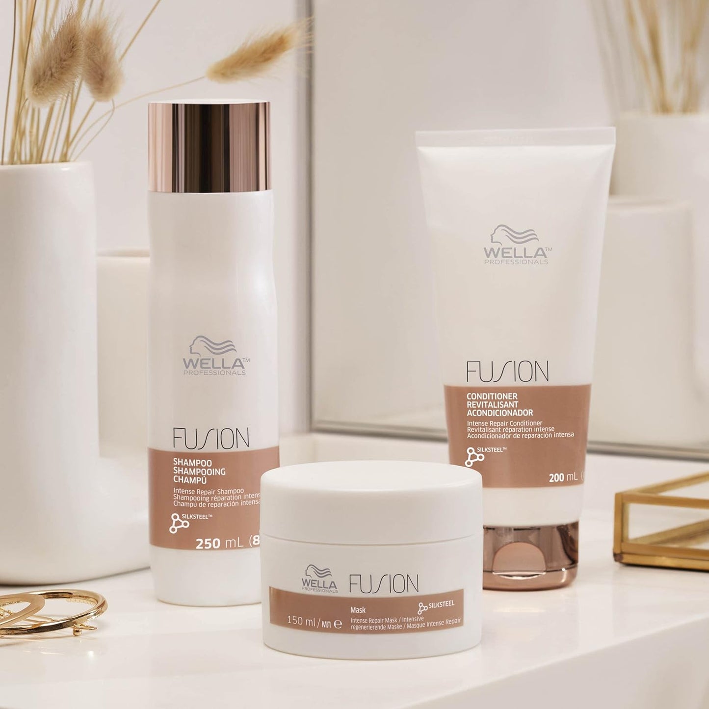 WELLA PROFESSIONALS Fusion Intense Repair Hair Mask - Deep Treatment for Damaged Hair & Breakage