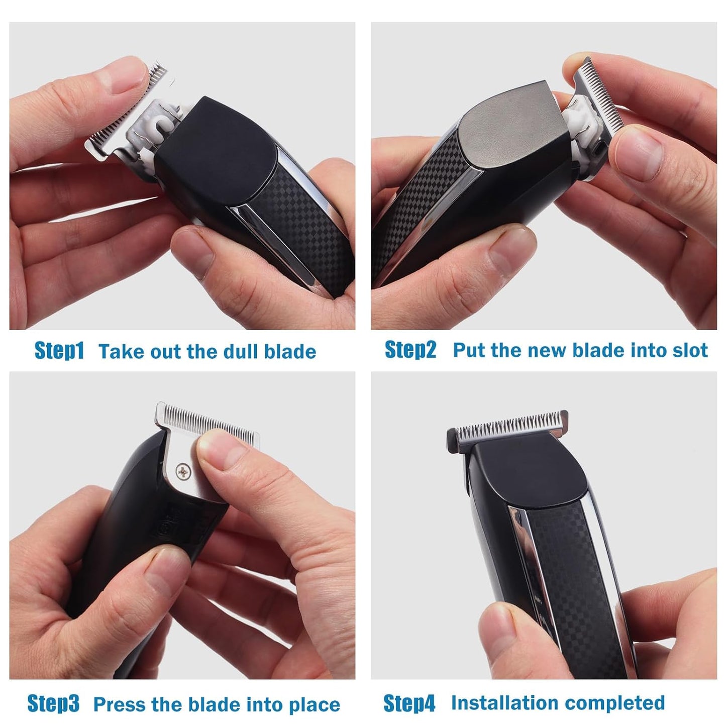 Wahl 02144 Replacement Detachable T Blade - Japanese Stainless Steel 40mm Compatible with Trimmers