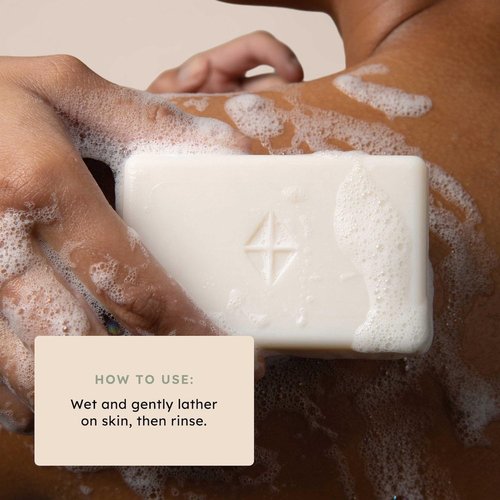 KYTE BABY Solid Body Wash Bar - Hypoallergenic, Moisturizing Oat & Shea Butter Soap for Sensitive Skin